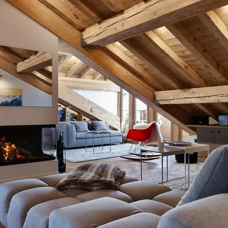 Apartment Contemporain Avec Sauna, Cheminee Et Parking Au Centre De 1850 - Fr-1-564-35